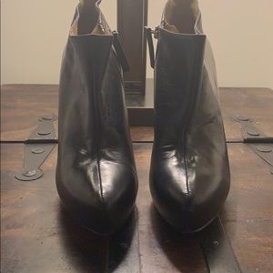 Nine West Black Stiletto Platform Booties